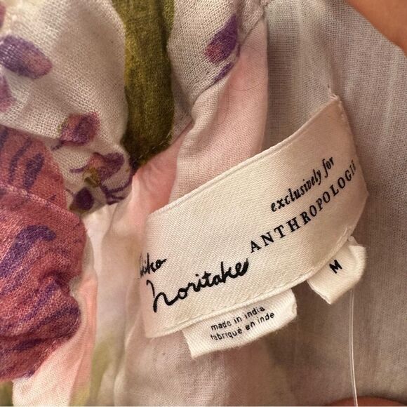 Anthropologie Yukiko Noritake One-Shoulder Mini Shift Dress size medium - Picture 7 of 9